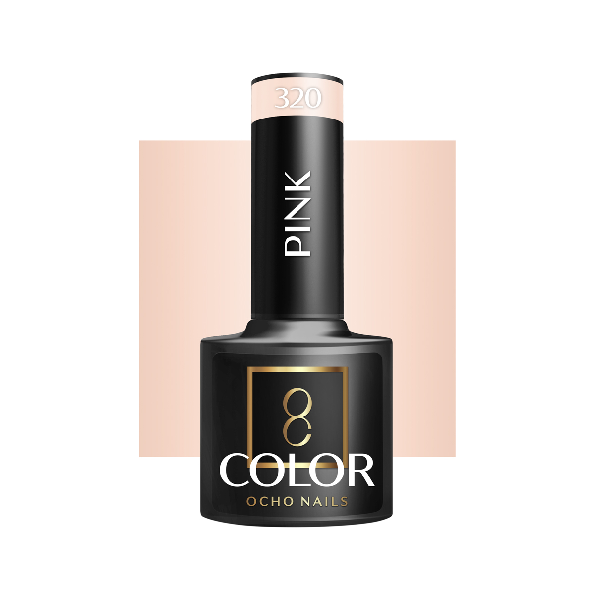 Blank nail polish bottle for mockup design and branding presenta