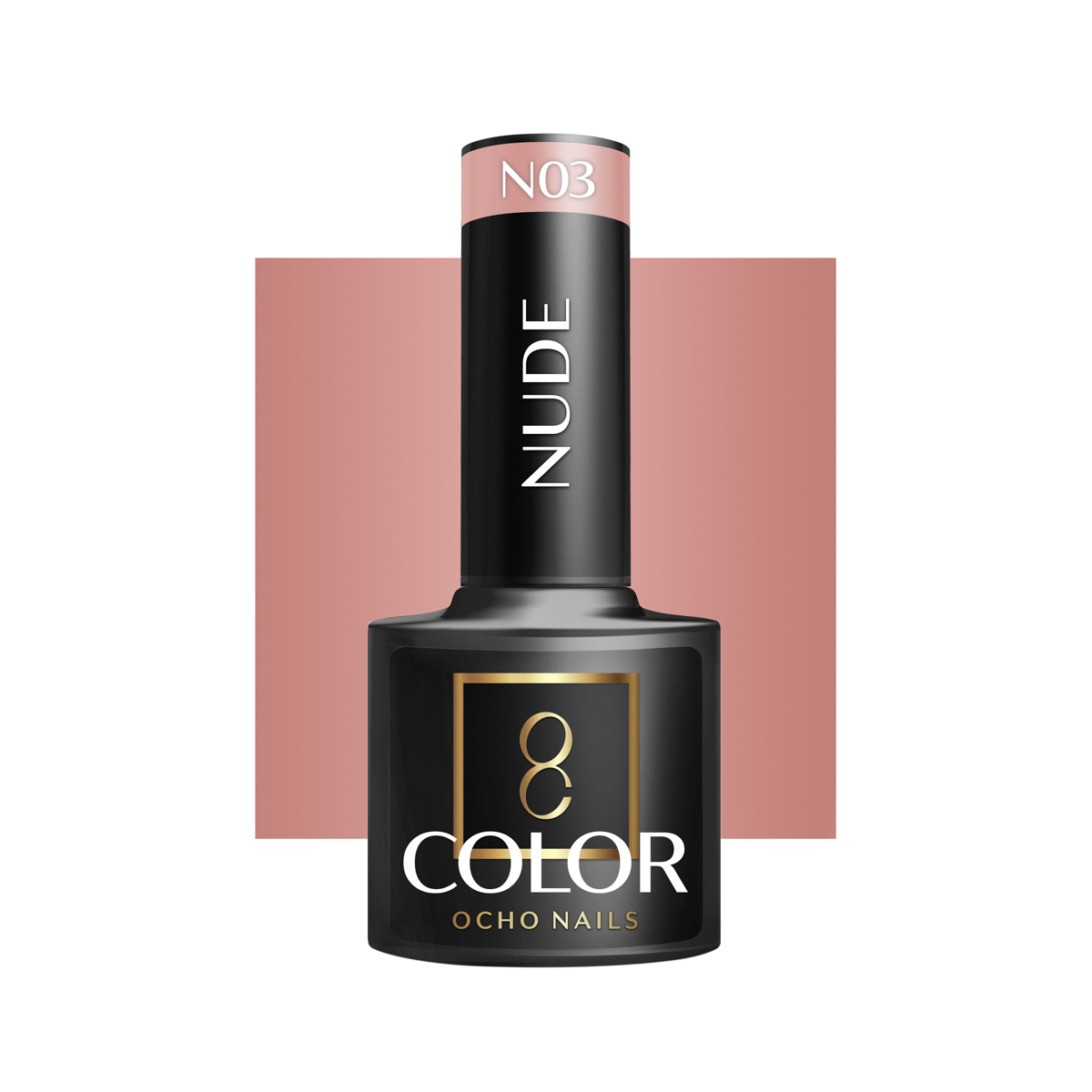 Blank nail polish bottle for mockup design and branding presenta