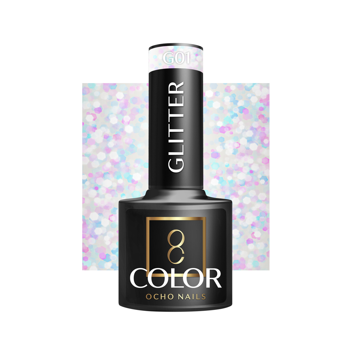 Blank nail polish bottle for mockup design and branding presenta